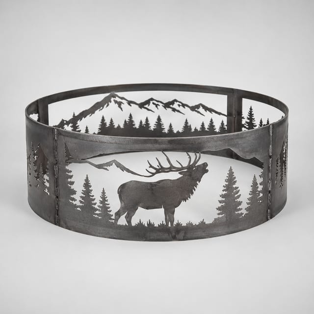 Elk Bugle Fire-Pit Ring